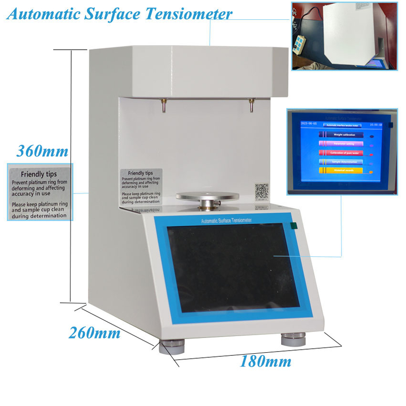 ASTM D971 Automatisk gränssnittsspänningstestare med Platinum Ring Method