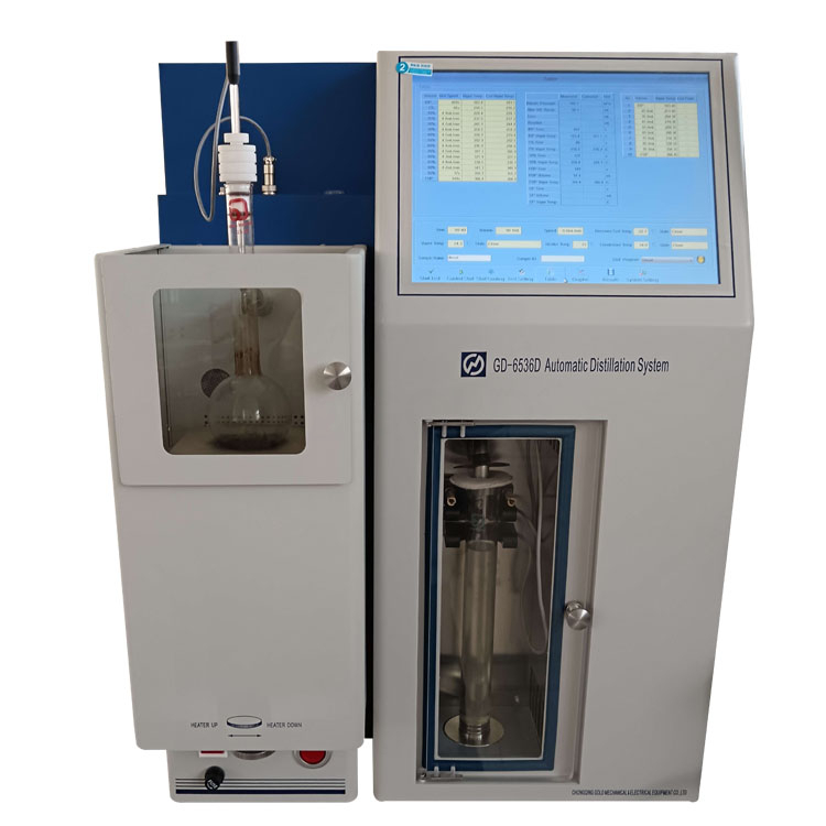 ASTM D86 Automatisk destillationsapparat för flytande bränslen vid atmosfärstryck