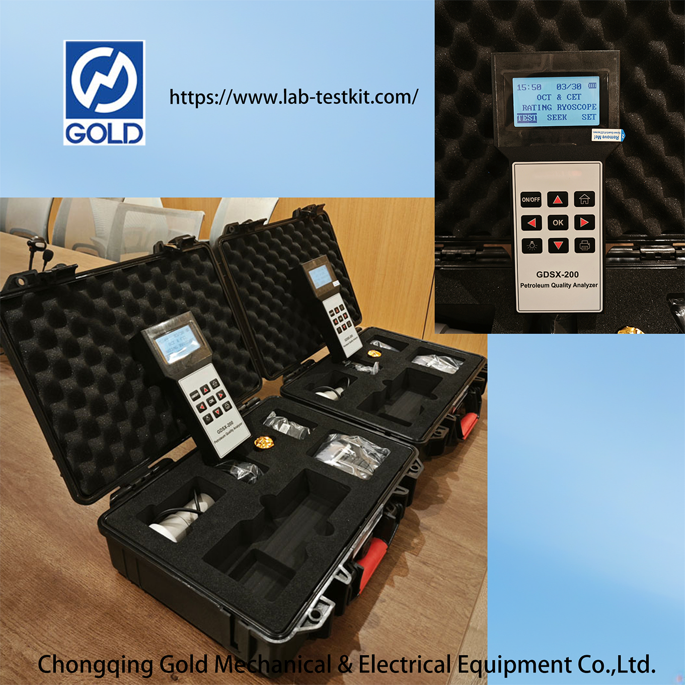 ASTM D2699 Bärbart bensinoktannummer och diesel Cetan Number Analyzer ASTM D4737