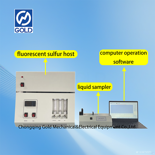 UV semi automatisk fluorescens svavelanalysator