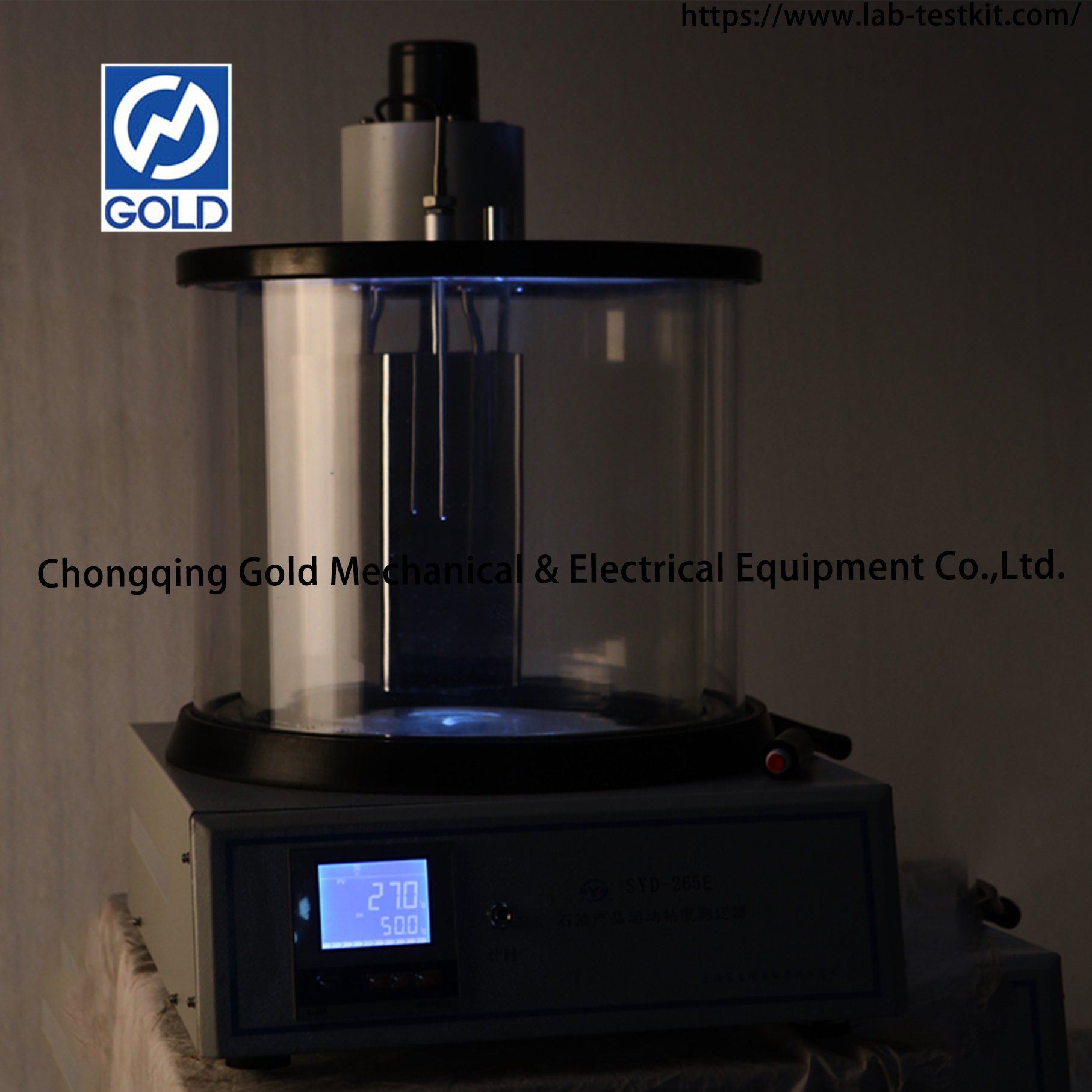 Asfalt kinematisk viskositetstestare med kapillärmetod