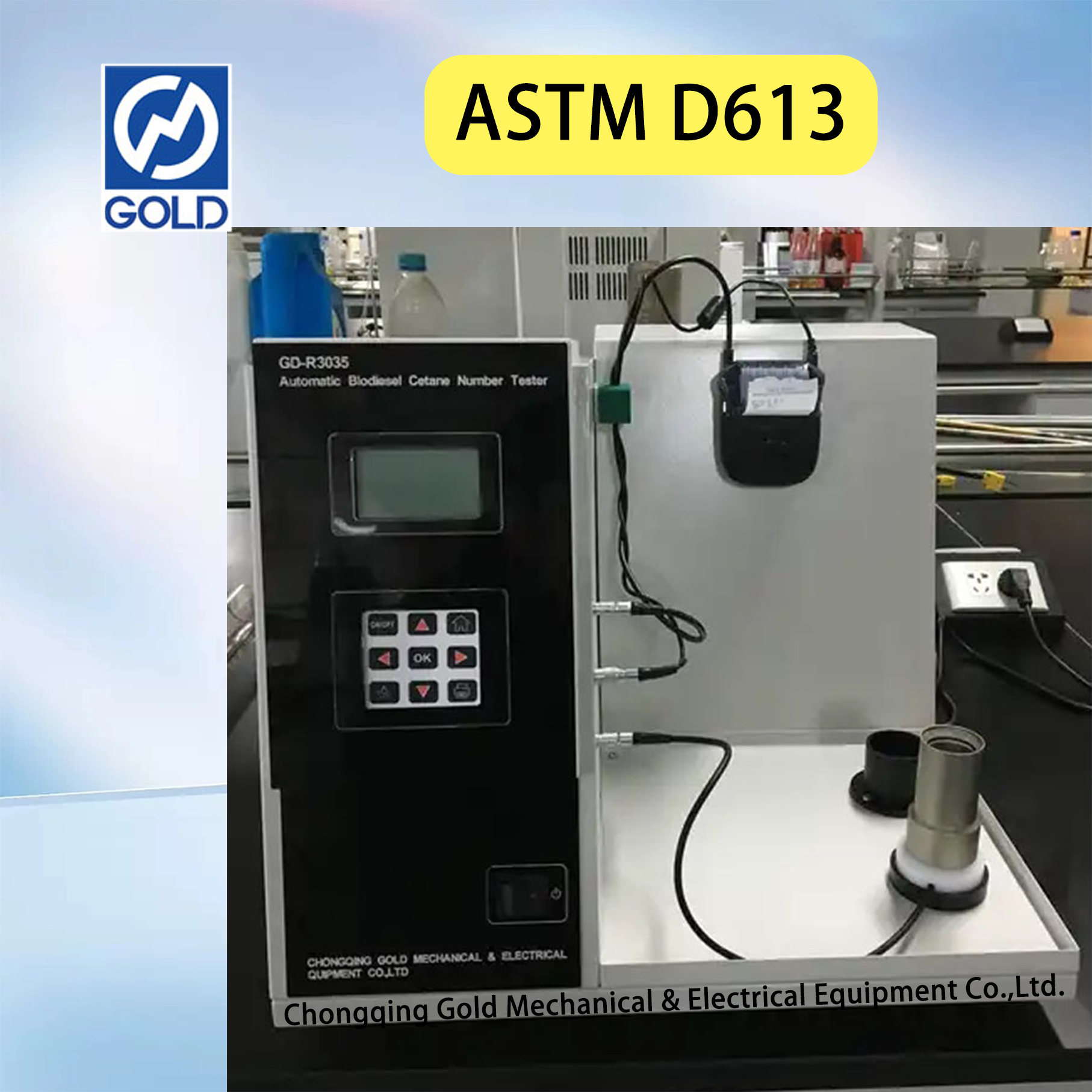 Diesel Cetane -testare ASTM D613