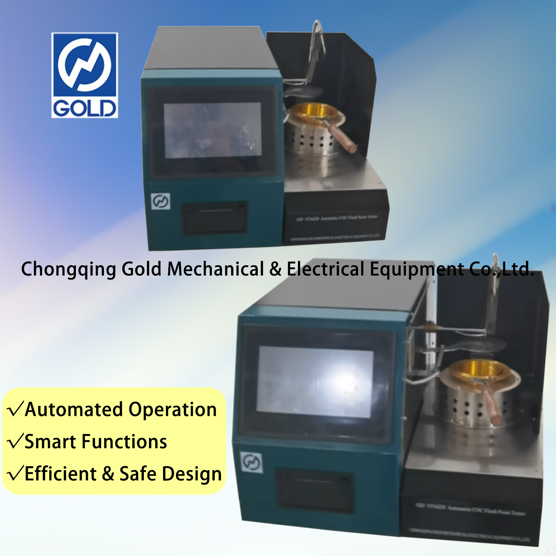 Automatisk COC Flash Point -testare ASTM D92