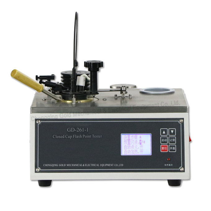 GD-261-1 Semi Auto LCD-skärm Pensky Martens Stängd kopp flashpunktstestutrustning