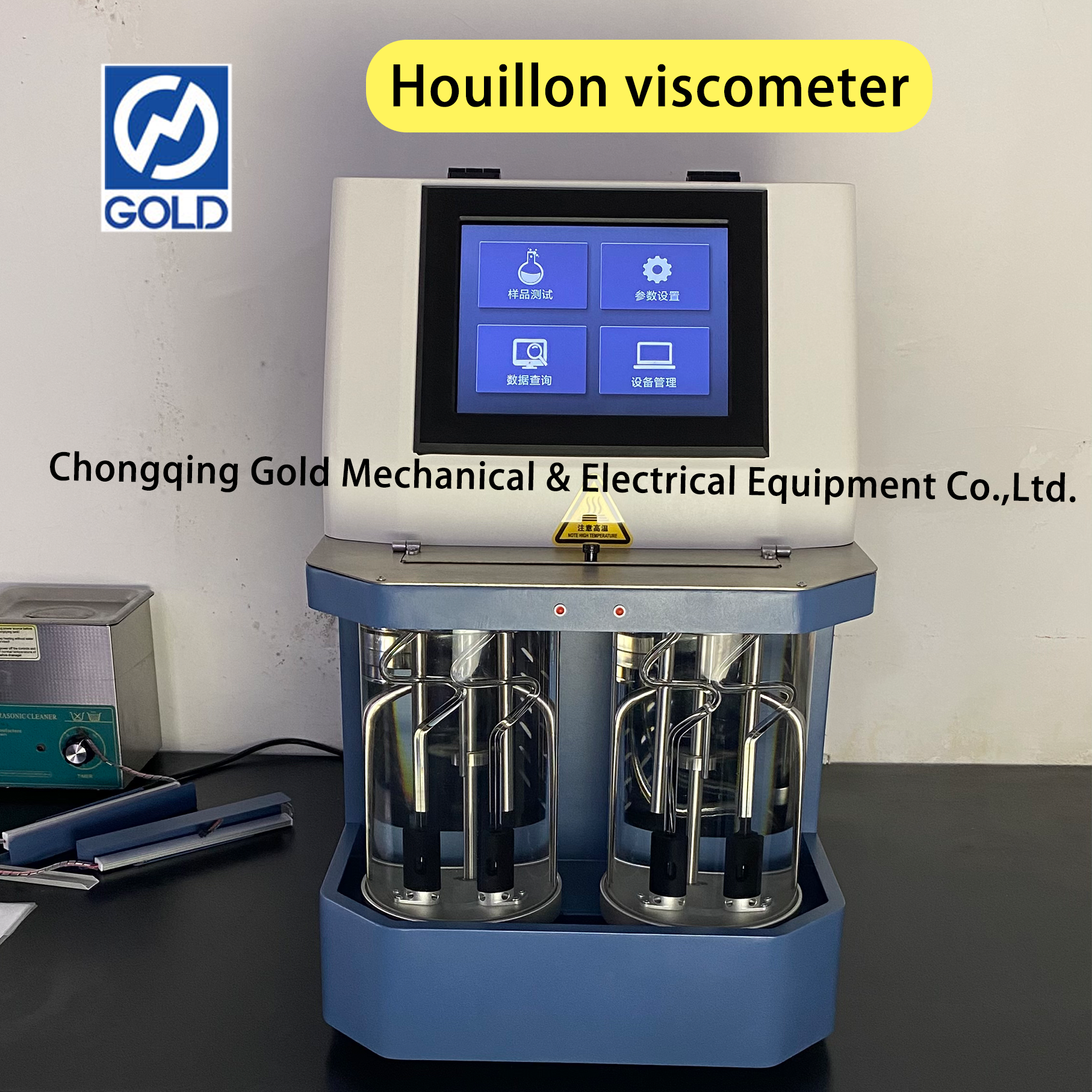 Fyra kanals snabba automatiska Houillon Viscometer