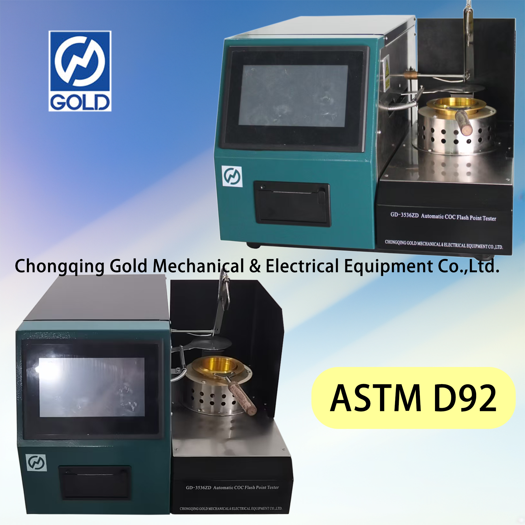 Automatisk COC Flash Point -testare ASTM D92