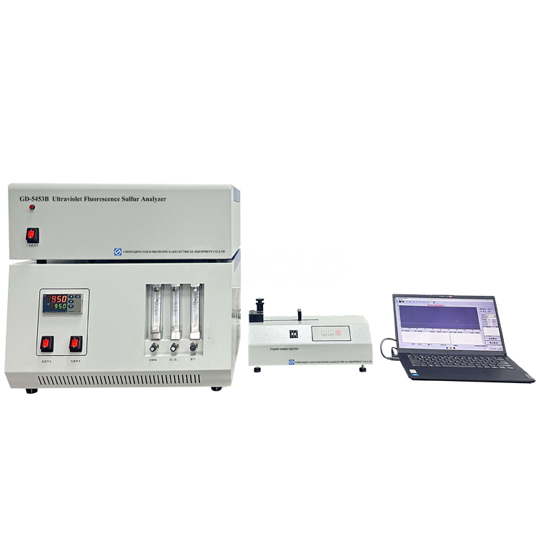 ASTM D5453 Semi Automatisk UV -fluorescens Svavelanalysator för bensin och diesel